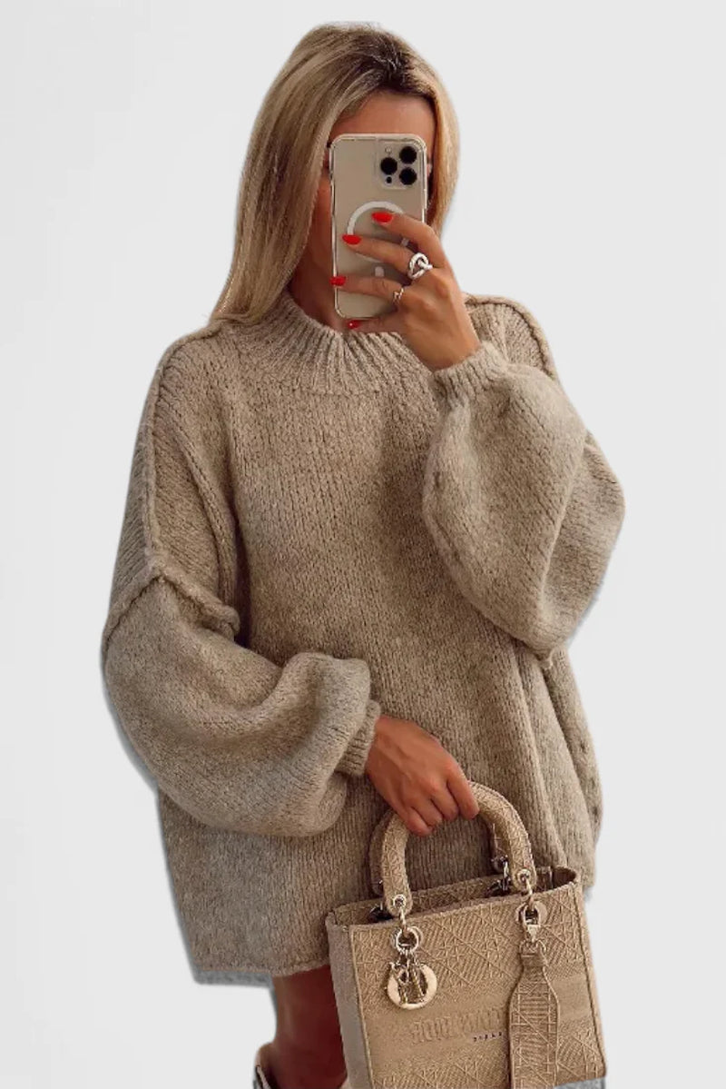 Essence Cozy Oversize Turtleneck Sweater