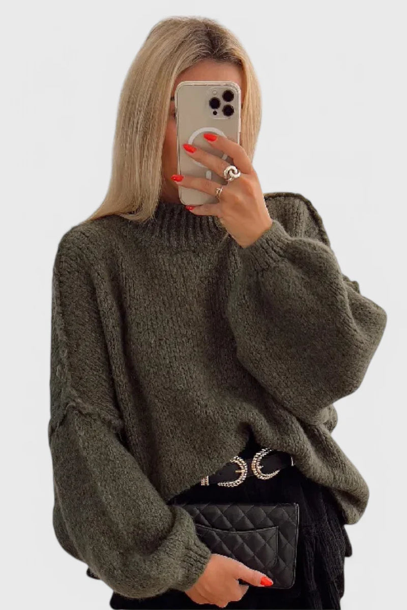 Essence Cozy Oversize Turtleneck Sweater